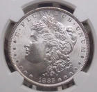 1885 "P" Morgan SILVER Dollar $1 NGC MS65 #041 Gem BU Uncirculated ECC&C, Inc.