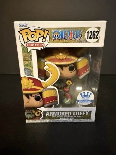 FUNKO POP ! ARMORED LUFFY 1262 FUNKO EXCLUSIVE ONE PIECE POP ANIMATION M01
