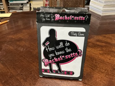 How Well Do You Know The Bachelorette? Party Game Adult Card Game Shower Party