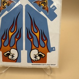 Lego Technic Hot Rod 42022 Sticker Sheet - New Never Used Authentic