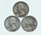 TOUGH 1944 1939 1942 Washington Quarter 90% Silver Lot *765