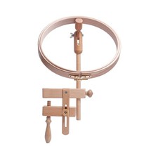 Table Clamp With Wooden Embroidery Hoop 8.5, HOP-26360