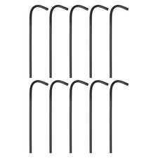 10-Pack Brass Misting Nozzles Tee, 12inch/30cm 360 Degree Bending Dropper