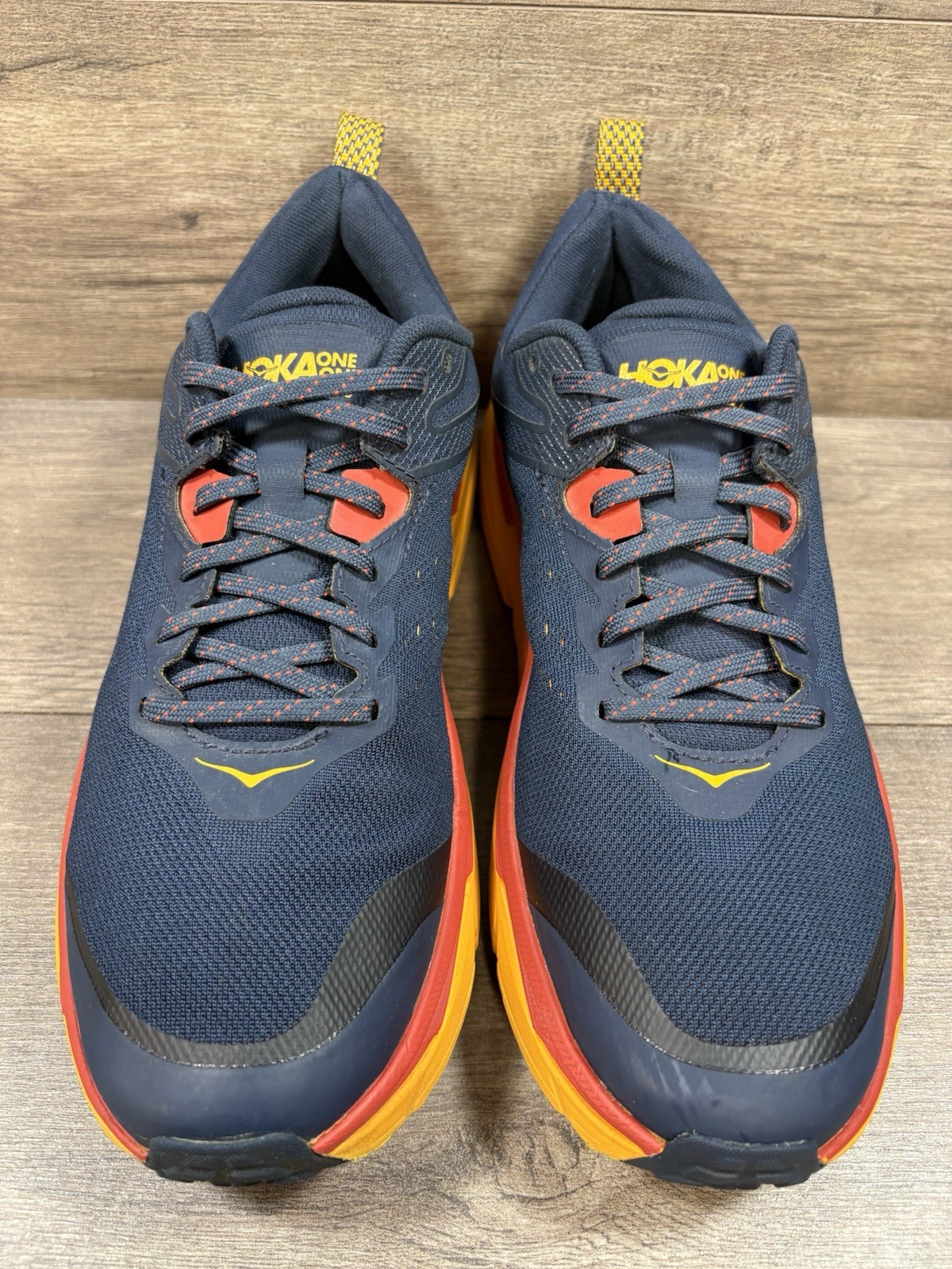 Hoka Challenger ATR 6 Trail Shoes 1106510OSRY Navy Orange Mens Size 10D See DESC thumbnail 4