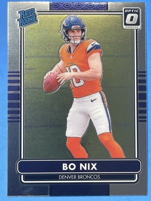 2024 Donruss Optic #6 Bo Nix RC 2014 Retro Series Denver Broncos