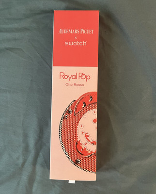 Swatch x Audemars Piguet Royal Pop - Otto Rosso - Brand New - Same Day Shipping