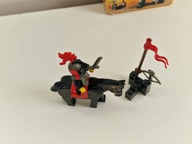 Lego vintage set System Castle 6009 Black Knight, with box and instructions