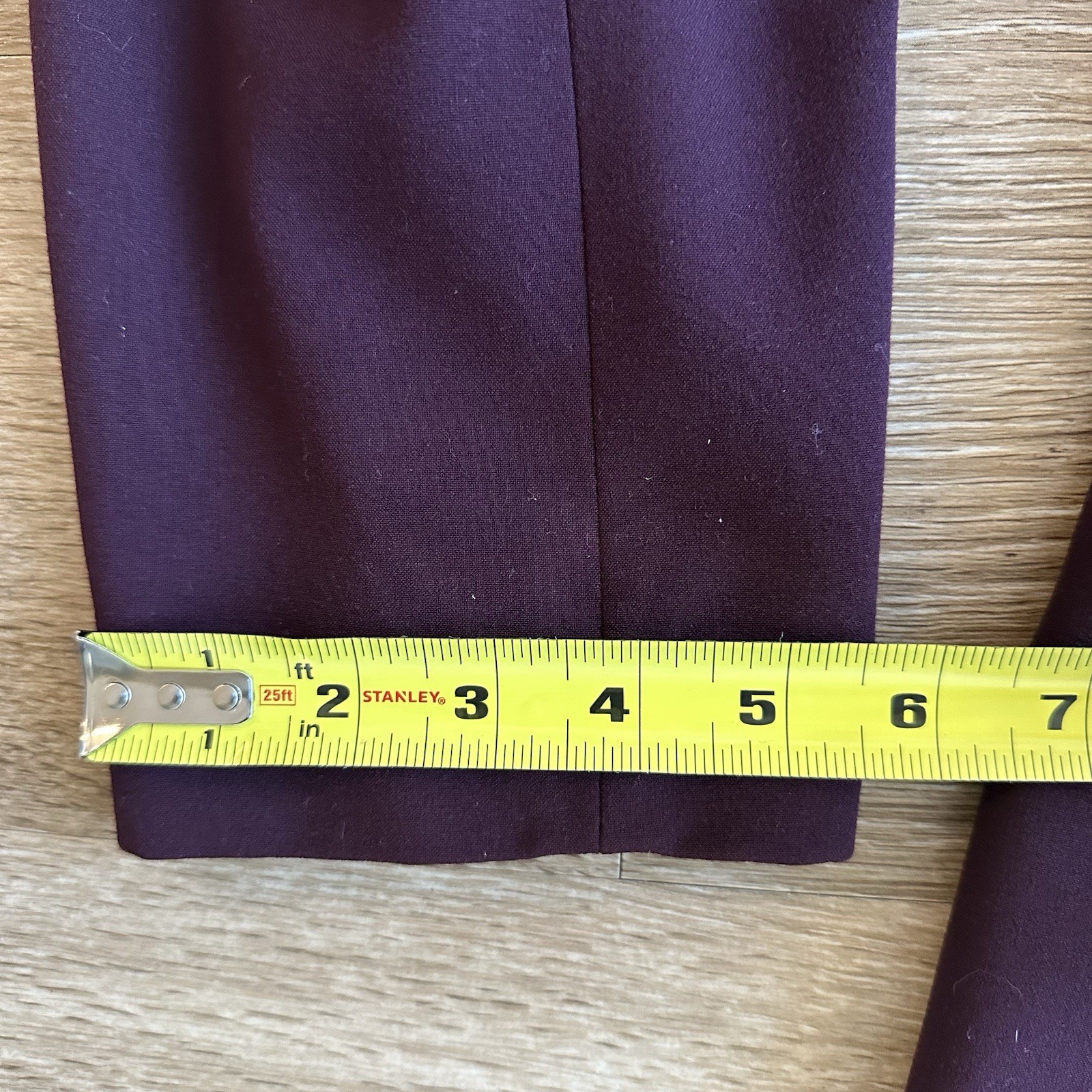 Apostrophe Essentials Blazer Suit Jacket Burgundy… - image 8