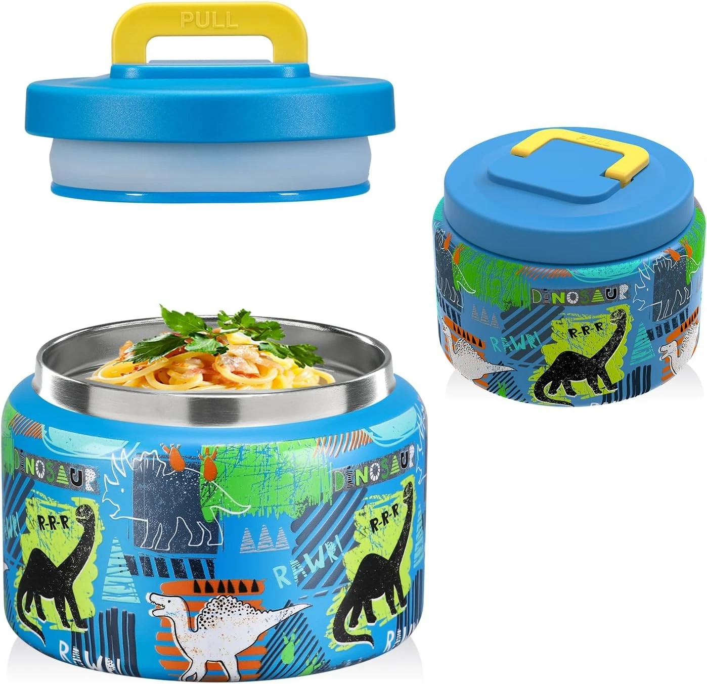 8 Oz Thermo Food Jar Hot & Cold Food Kids Insulated Lunch Containers Hot Food