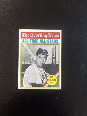 1976 Topps - The Sporting News AllTime All-Stars Ted Williams #347