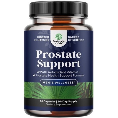 Herbal Prostate Supplement for Men - Potent Pygeum and Saw Palmetto Extract 90ct