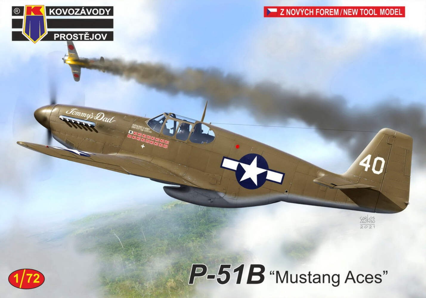Kovozavody Prostejov 72245 1:72 North-American P-51B 'Mustang Aces'
