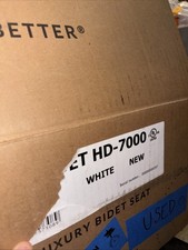 Bio Bidet HD-7000 Electric Bidet Seat for Round Toilets in White with Fusion