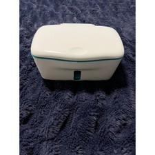 OXO Tot Baby Wipes Dispenser White Teal Flip Top EUC