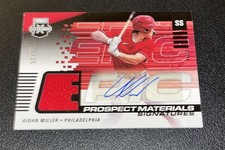 2023 Elite Extra Edition RPA Patch Auto Phillies Rookie Aidan Miller #18/25