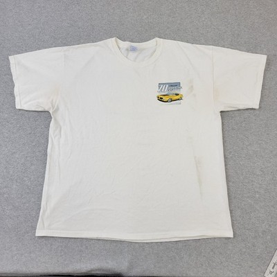 1970 Oldsmobile Rallye 350 Gildan Shirt Mens XL White Graphic Muscle Car