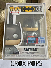 METALLIC BATMAN NYCC 01 LE 2000 Funko Pop Vinyl New Mint Box + Sealed Hard Stack