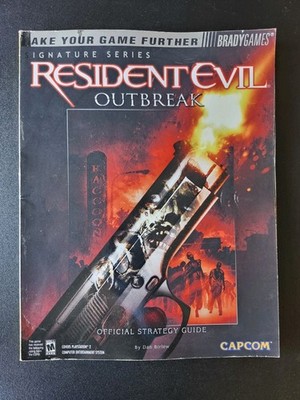 Resident Evil Outbreak Official Strategy Guide Brady PS2 Capcom w ...