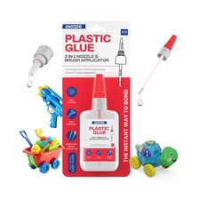 GH1200 2-in-1 Super Glue for Plastic with Brush Applicator Nozzle - Fast ...
