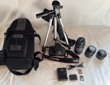 Cannon EOS Rebel T3 Bundle with Lens, Bag, And Tripod Excellent Condition