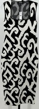 Express Women's Black White Pattern Sleeveless Dress XS