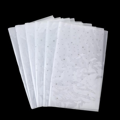 6 Sheet Glitter Hotfix Rhinestone Iron on Crystal Rhinestone Decals 2Mm & 3.5Mm,