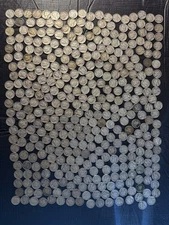 Lot of 375 unsearched 90% Silver Mercury Dimes 1916 to 1945 various mint marks