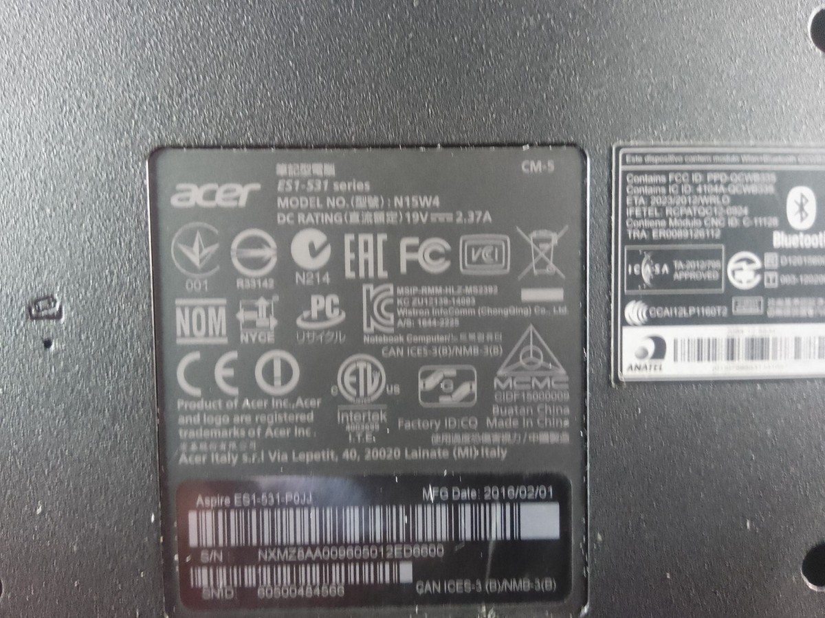 Acer Aspire ES 15 Acer Aspire ES 15