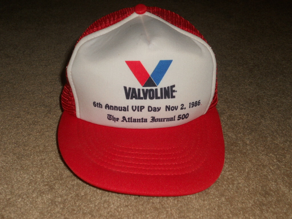 専用　100 Vintage 1986 Valvoline Oil The Atlanta Journal 500 Race Snapback