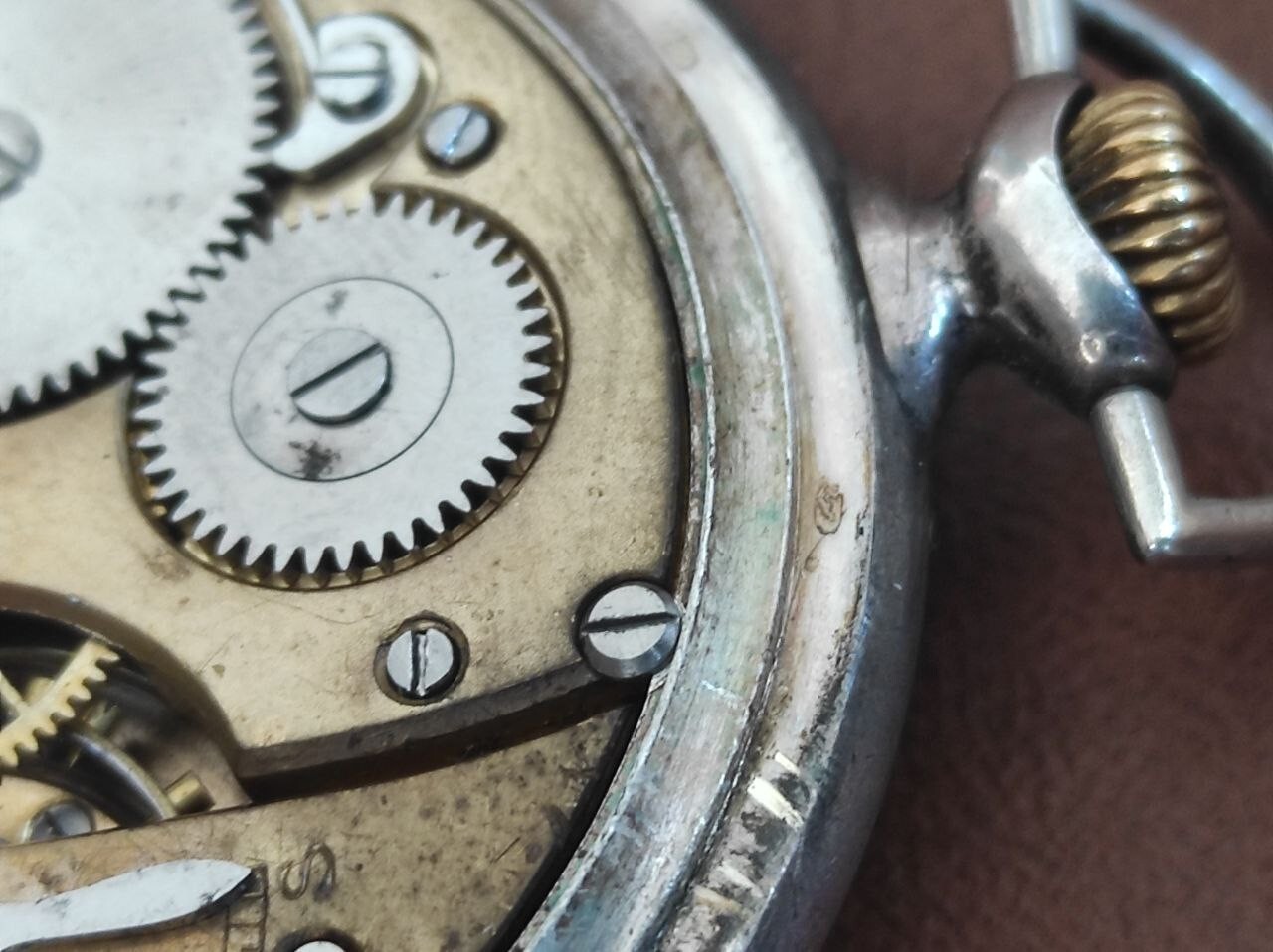 ANTIQUE SOLID SILVER 800 ZENITH POCKET WATCH - image 18