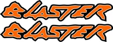 Orange Blaster Swingarm Airbox Number Plate Decals Stickers ATV YFM200 Graphic