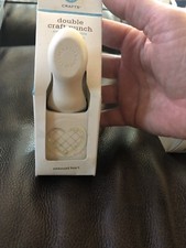 EMBOSSED HEART Martha Stewart Double Craft Punch NEW love wedding valentine HTF