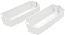 2 Refrigerator Door Shelf Bin 2187172 For Whirlpool Kenmore Side By Side Fridge