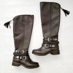 madden girl knee high boots
