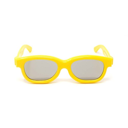 3 x Passive 3D Yellow Kids Childrens Glasses for Passive TVs Cinema Projectors - Picture 5 of 10