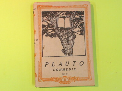 PLAUTO COMEDIE VOL II ITALIENISCHES VERLAGS