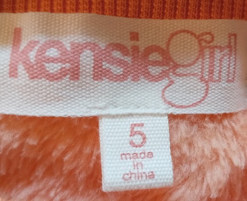 Kensie Girl Sz 5 Outfit Plush Cat Top/Coordinating Pants/Headband Halloween NWT - Picture 13 of 19