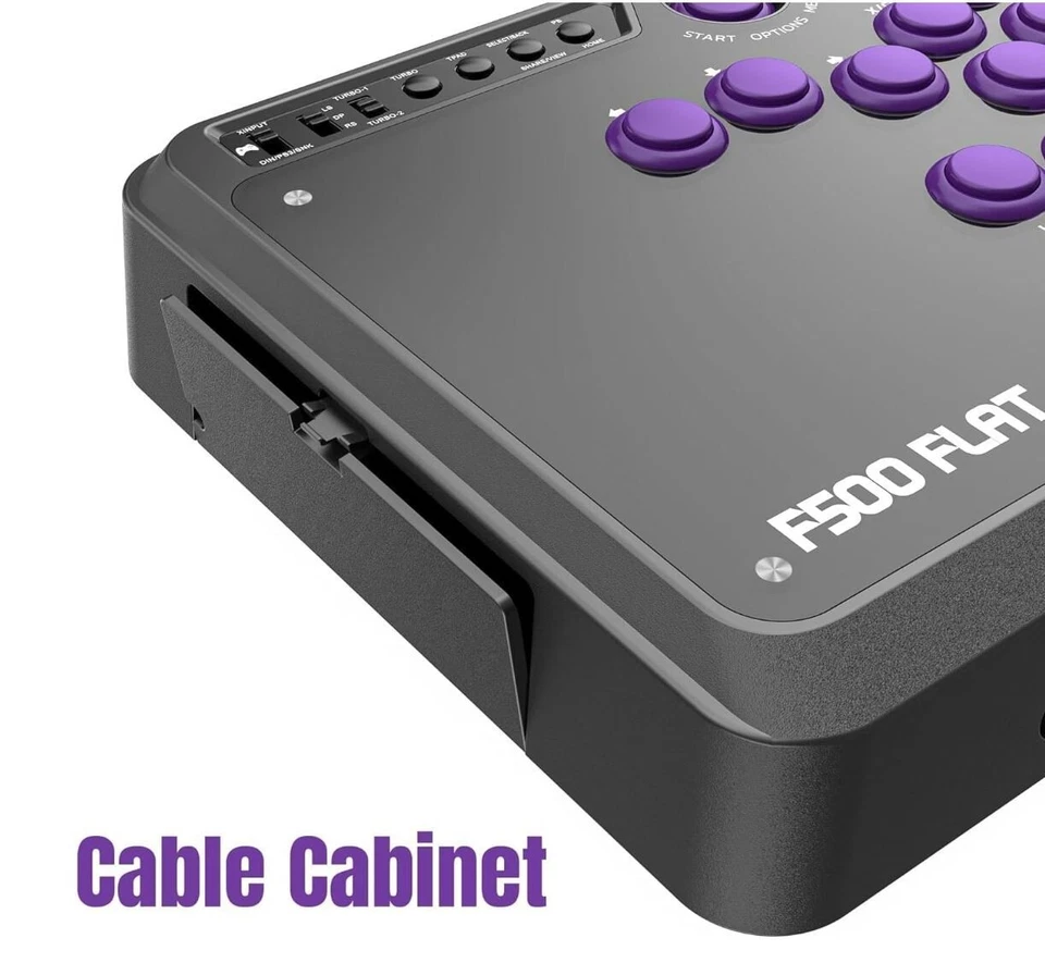 Mayflash Leverless Controller F500 Flat Arcade Stick for PS4 PS3 XBOX ONE etc. - Image 2 of 4