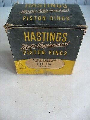 Details about   New NOS Hastings Chevy Truck 2C-137 STD 3 3/4 x 3/32 x 3/16 Piston Rings