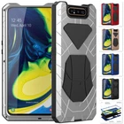 New iMATCH Shockproof Silicone Bumper Metal Case for Samsung Galaxy A80