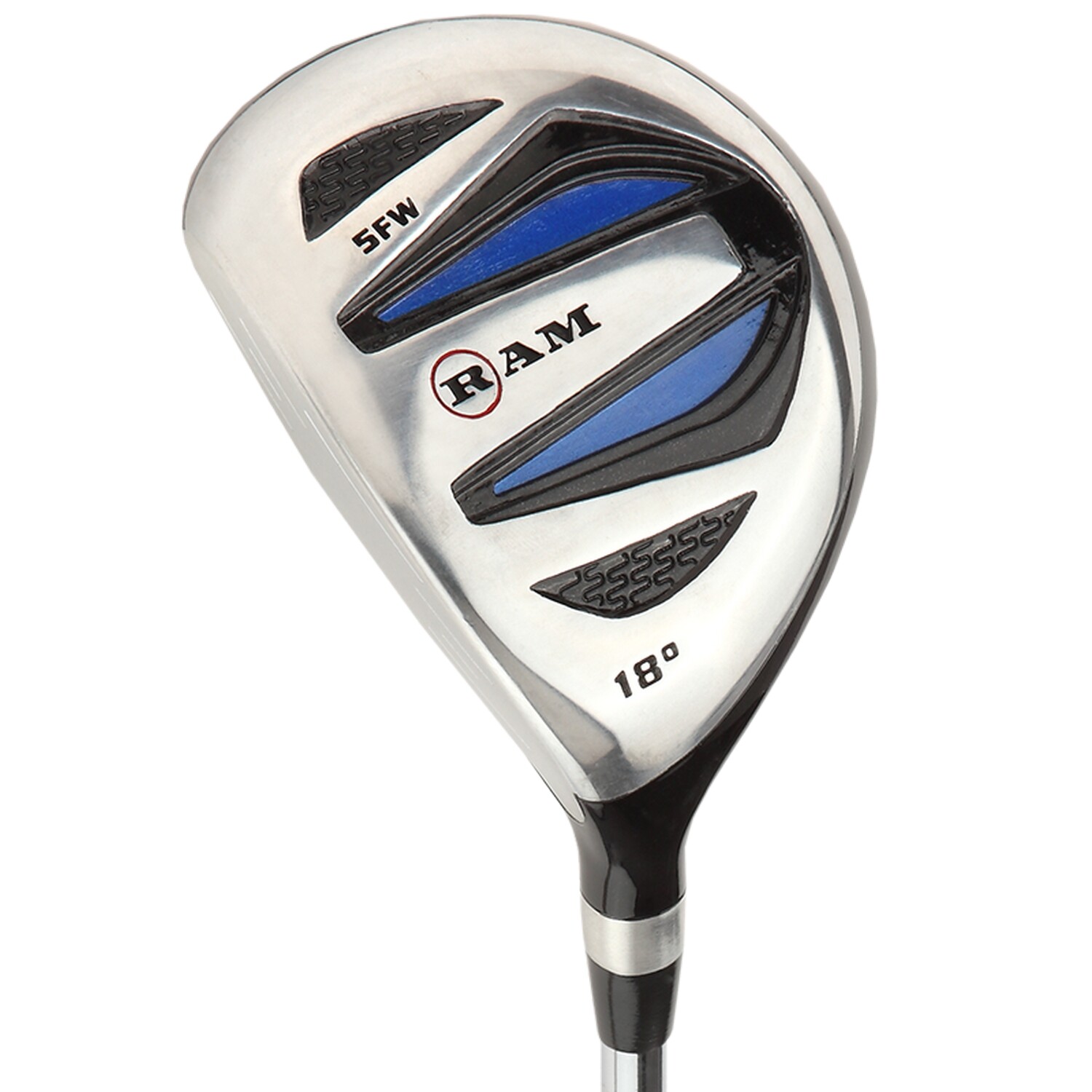 Ram Golf EZ3 Mens Steel Wood Set Lefty - Driver, 3 & 5 Wood -Headcovers Included