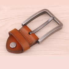 Stainless Steel Pin Buckle for Men Leather Belt Replacement Snap