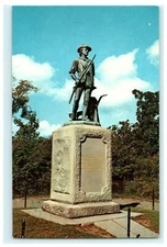 Minuteman Statue Monument 1775 Concord MA Massachusetts Vintage Postcard