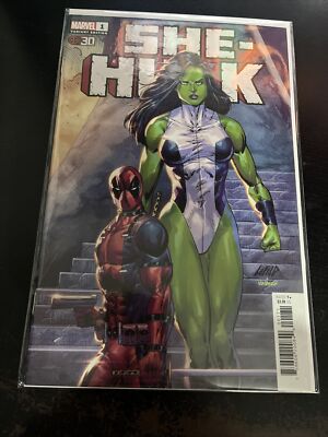 She-Hulk #1 Liefeld Deadpool 30th Variant Comic