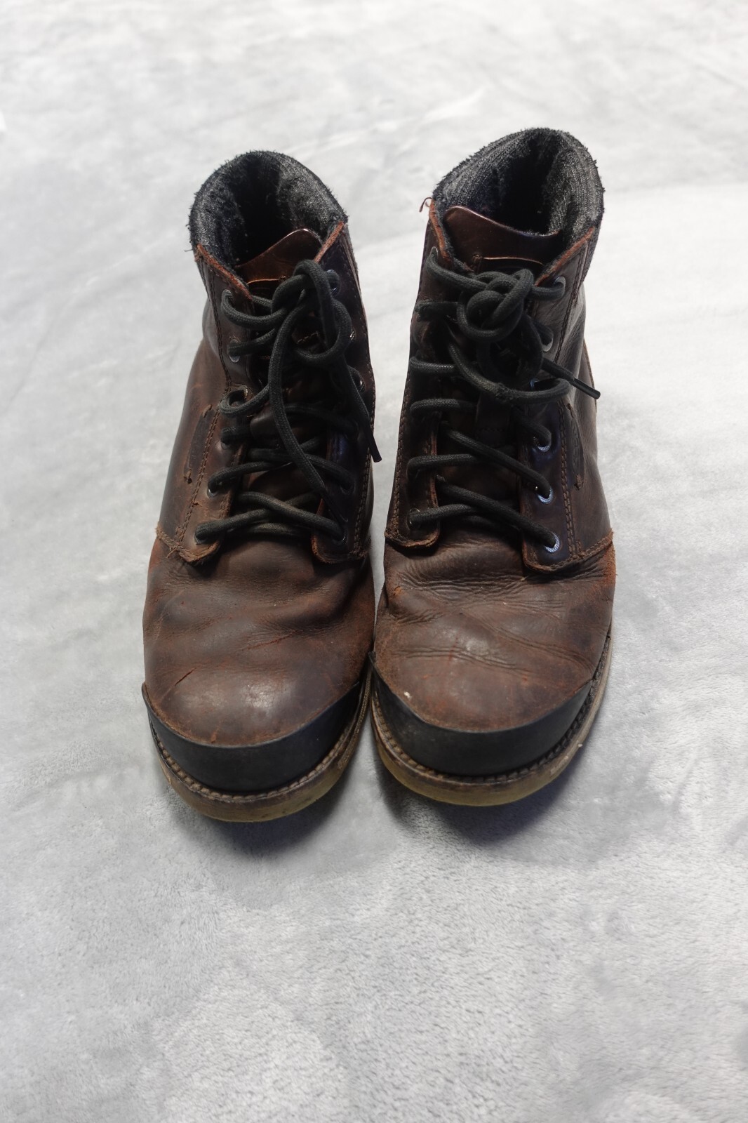 Stivaletti utility KEEN da uomo taglia 10 The Slater II in pelle marrone