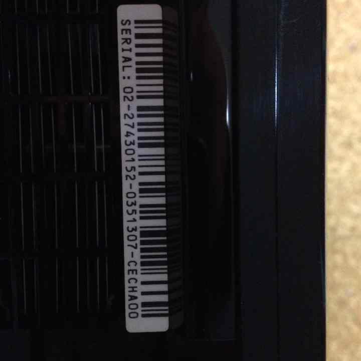 Sony PlayStation 3 PS3 Black Console CECH-A00 YLOD with Sony PlayStation 3 PS3 Black Console CECH-A00 YLOD with