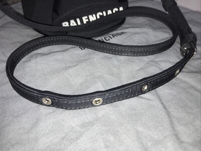 【BALENCIAGA】 WHEEL DRAWST BUCK Small ★関税送料込み Balenciaga Wheel Logo Black Nylon Extra Small Drawstring