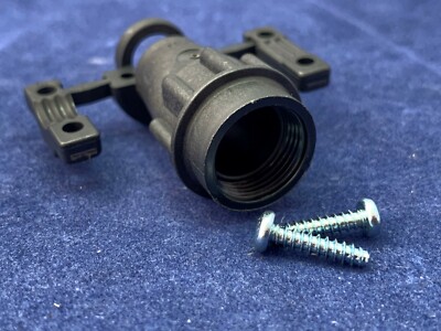 UTG10AC schwarz Stecker Backshell, Kabelklemme 9/16-24 UNEF 10