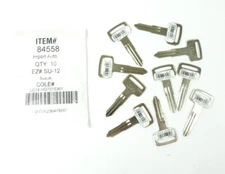 Ilco Key Blanks for Suzuki SU-12 84558 20008236479557 Pack of 10