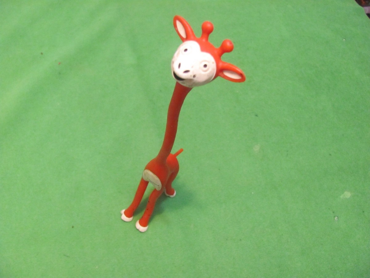 Vintage Hoechst Giraffe Bendy Bendable Clariant Toy 9 1/2